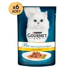 Gourmet Perle Izgara Tavuk Kedi Konservesi 85g x6