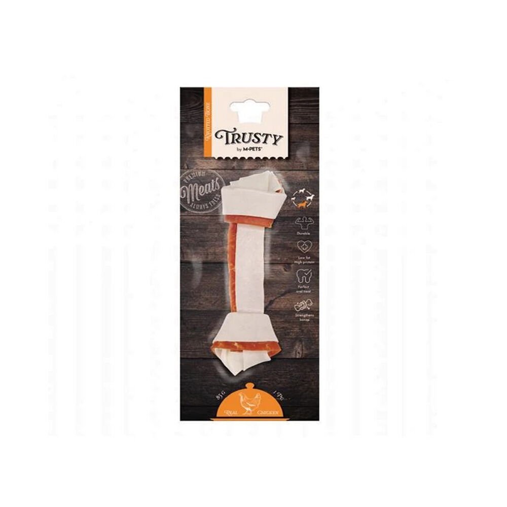 M-Pets Trusty Chıken Düğümlü Kemik 85gr/20,3cm