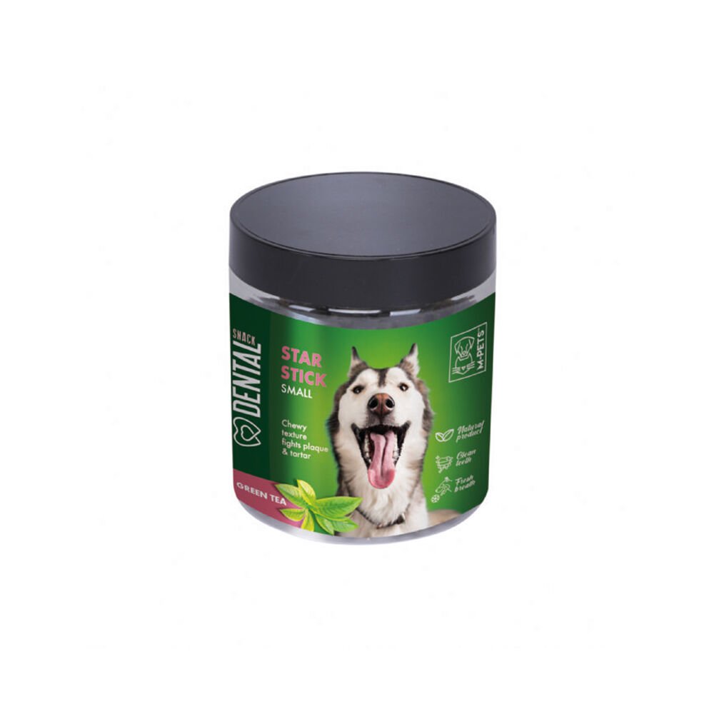 M-Pets Dental Snack Green Tea Star Stıck Small Ödül 170gr