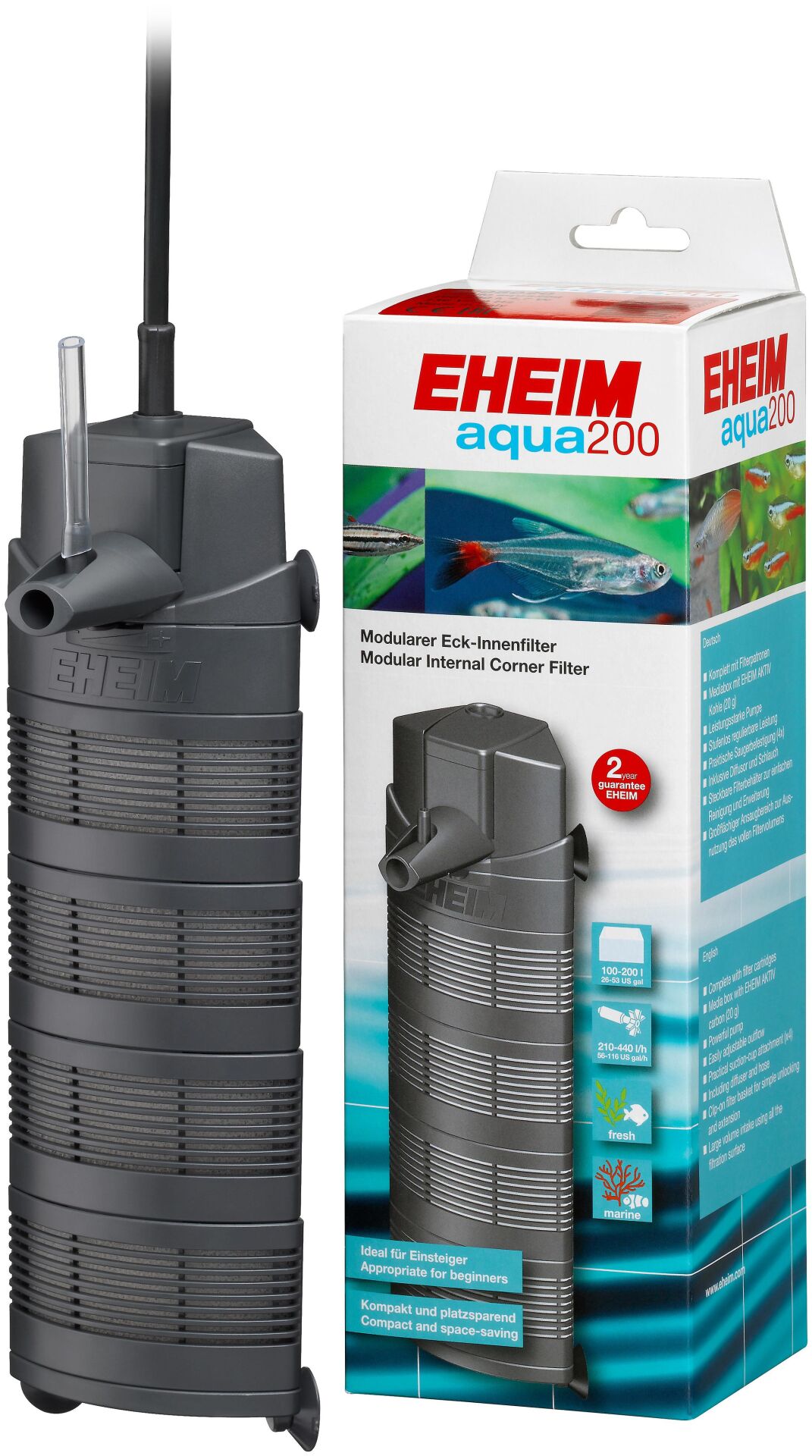 Eheim Aqua200 Köşe Filtre