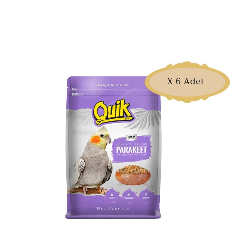 Quik Paraket Yemi 750 Gr X 5 Adet