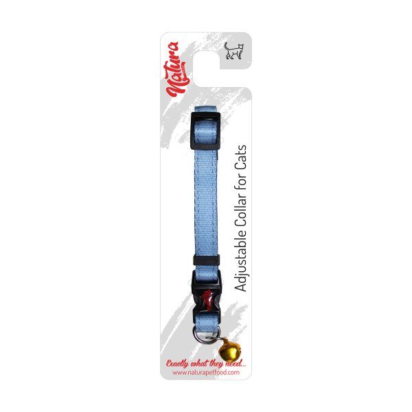 Natura Adult Cat Collar - Blue