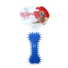 Natura Plastik Kalp Pati Desen Kemik Köpek Oyuncak 15 Cm