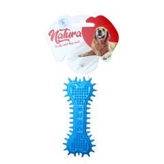Natura Plastik Kalp Pati Desen Kemik Köpek Oyuncak 15 Cm