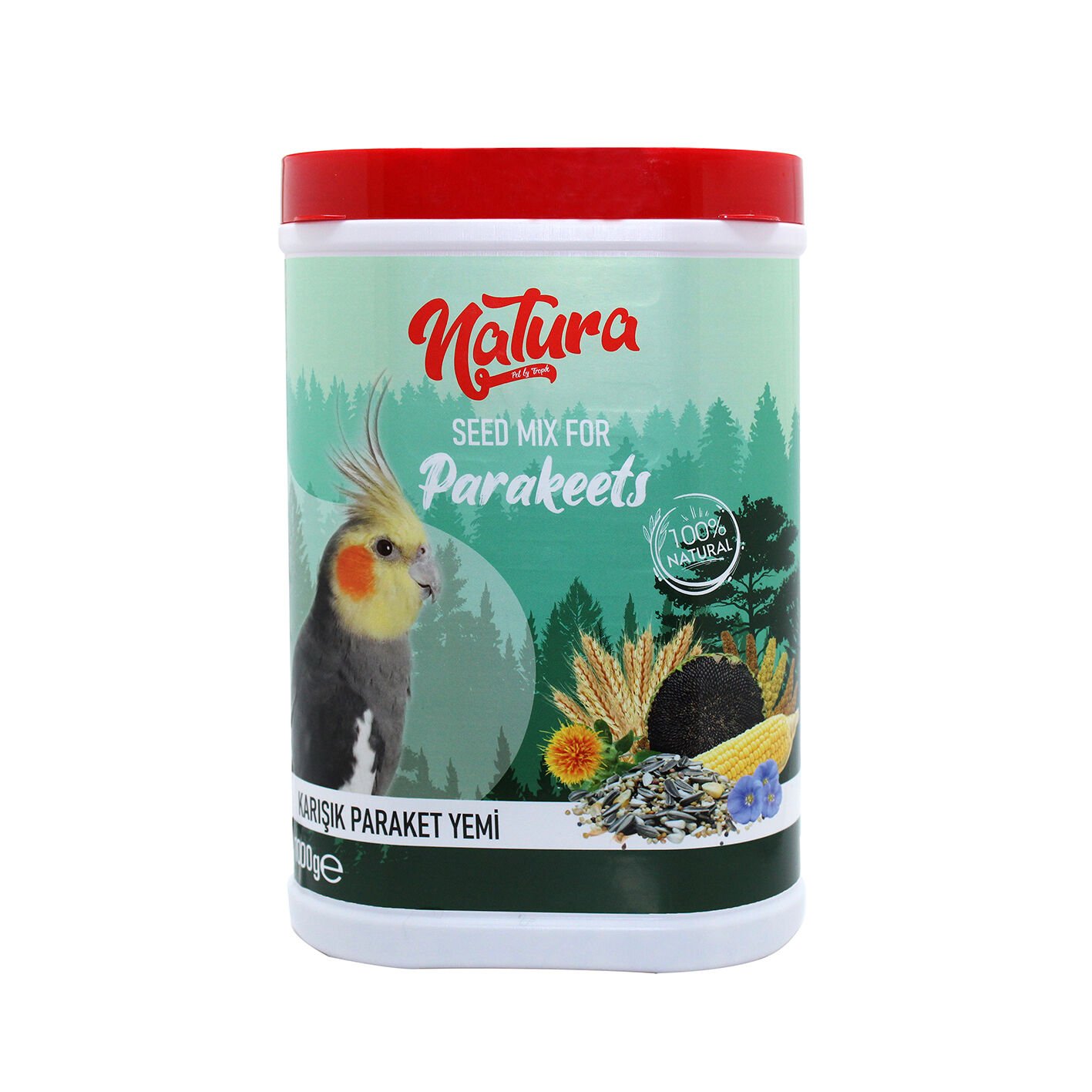 Natura Karışık Paraket Yemi 1000 Gr