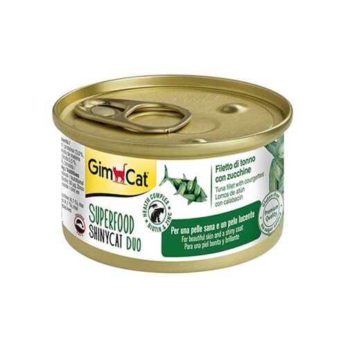 GimCat Superfood Ton Balıklı ve Kabaklı Yetişkin Kedi Konservesi 70gr