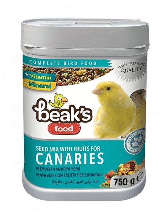 Beaks Meyveli Kanarya Yemi 750 gr