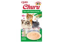 Ciao Churu Cream Ton Balıklı ve Tavuklu Kedi Ödül Kreması 4 x 14 G