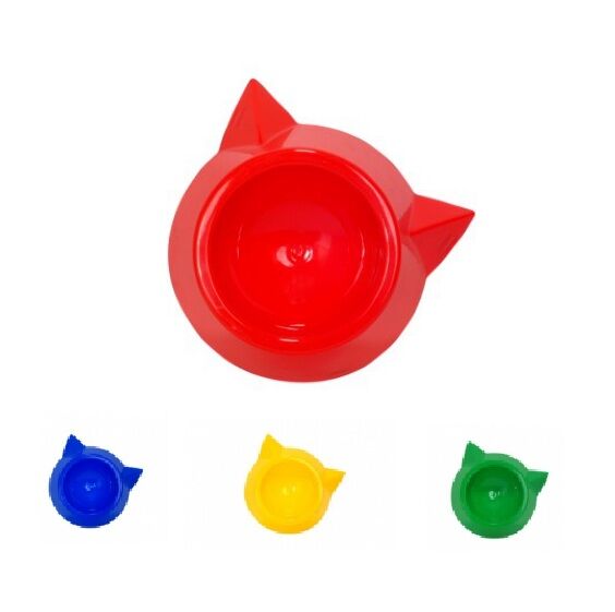 Mio Kulaklı Plastik Kedi Mama Kabı