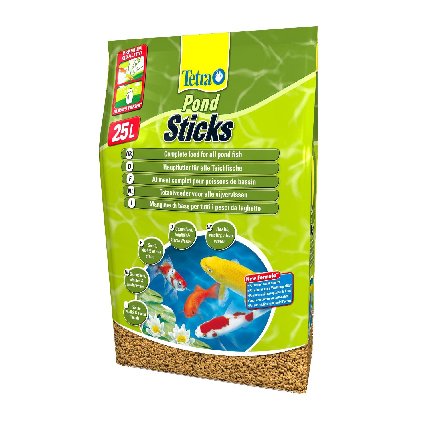 Tetra Pond Sticks Havuz Balıkları İçin Çubuk Yem 25 lt