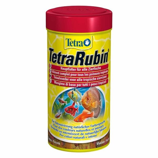 Tetra Rubin Flakes Renklendirici Pul Balık Yemi 250 ml