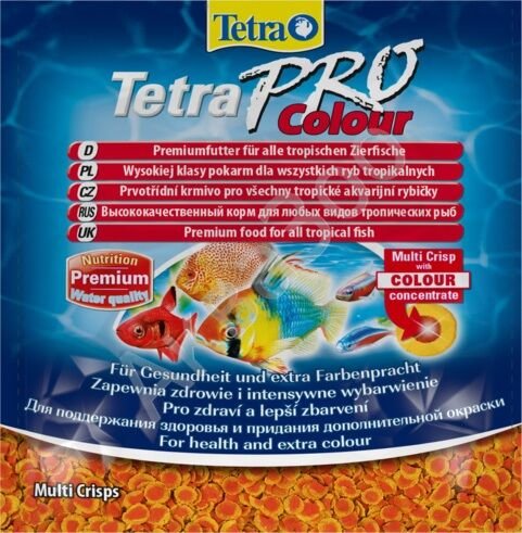 Tetra Pro Colour Crisps Cips Renklendirici Balık Yemi 12 gr