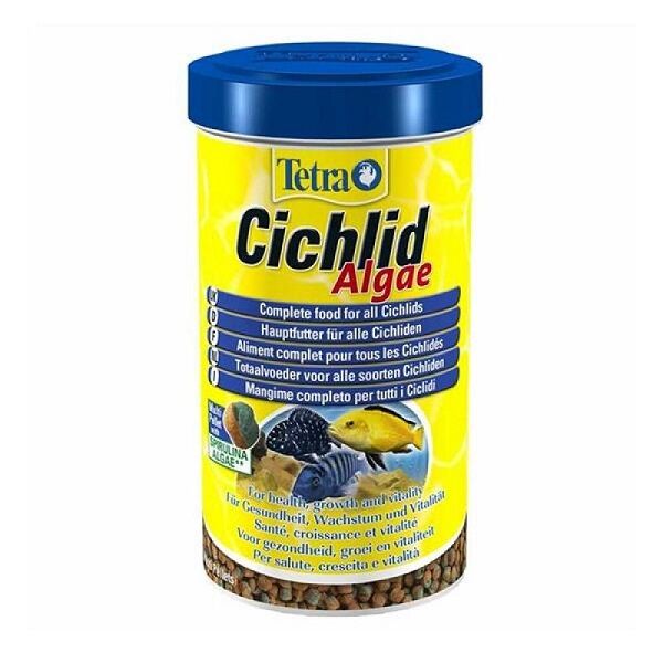 Tetra Cichlid Algae Akvaryum Cichlid Balıkları İçin Yosunlu Yem 500 ml