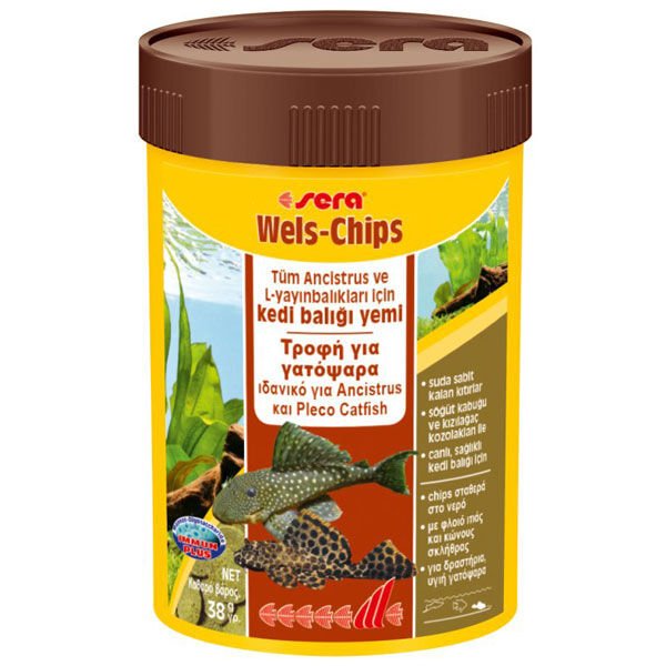 Sera Wels-Chips Dip Balıkları için Cips Yem 100 ml