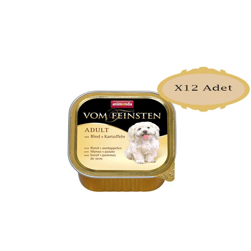 Animonda Sığır&Patatesli Köpek Konservesi 150Gr X 12 Adet