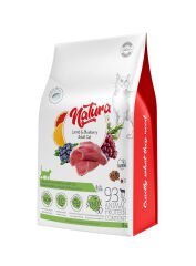 Natura LowGrain Adult Cat Food with Lamb & Blueberry 2,25kg