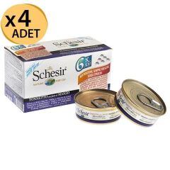 Schesir Ton&Sığır Etli Kedi Konserv 6x50g 4 Paket