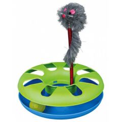 Trixie Kedi Oyuncağı Peluş Fareli Daire 24 cm x 29 cm