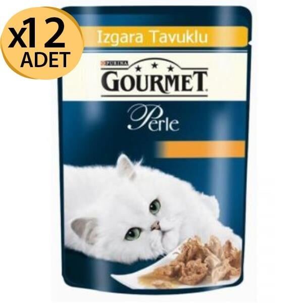 Gourmet Perle Izgara Tavuklu Konserve 85g x12 Adet